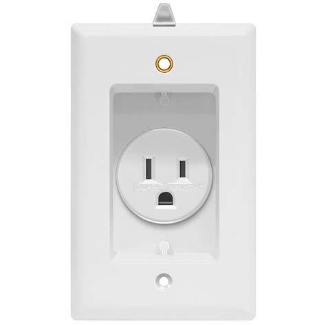 clock box electrical|TOPGREENER Recessed Single Receptacle Outlet with Clock .